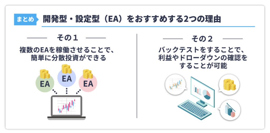 開発型・設定型（EA）をおすすめする2つの理由